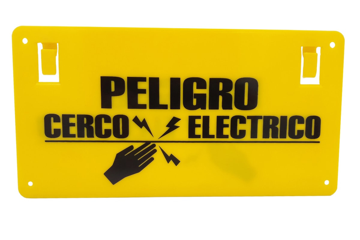 Placa De Advertencia Para Cerco Electrico Peligro